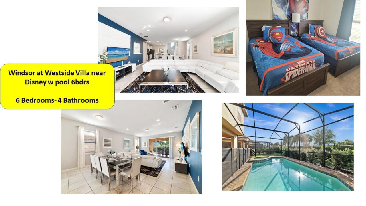 Luxury New Villa Near Disney With Pool 6Bedrooms Kissimmee Exteriör bild